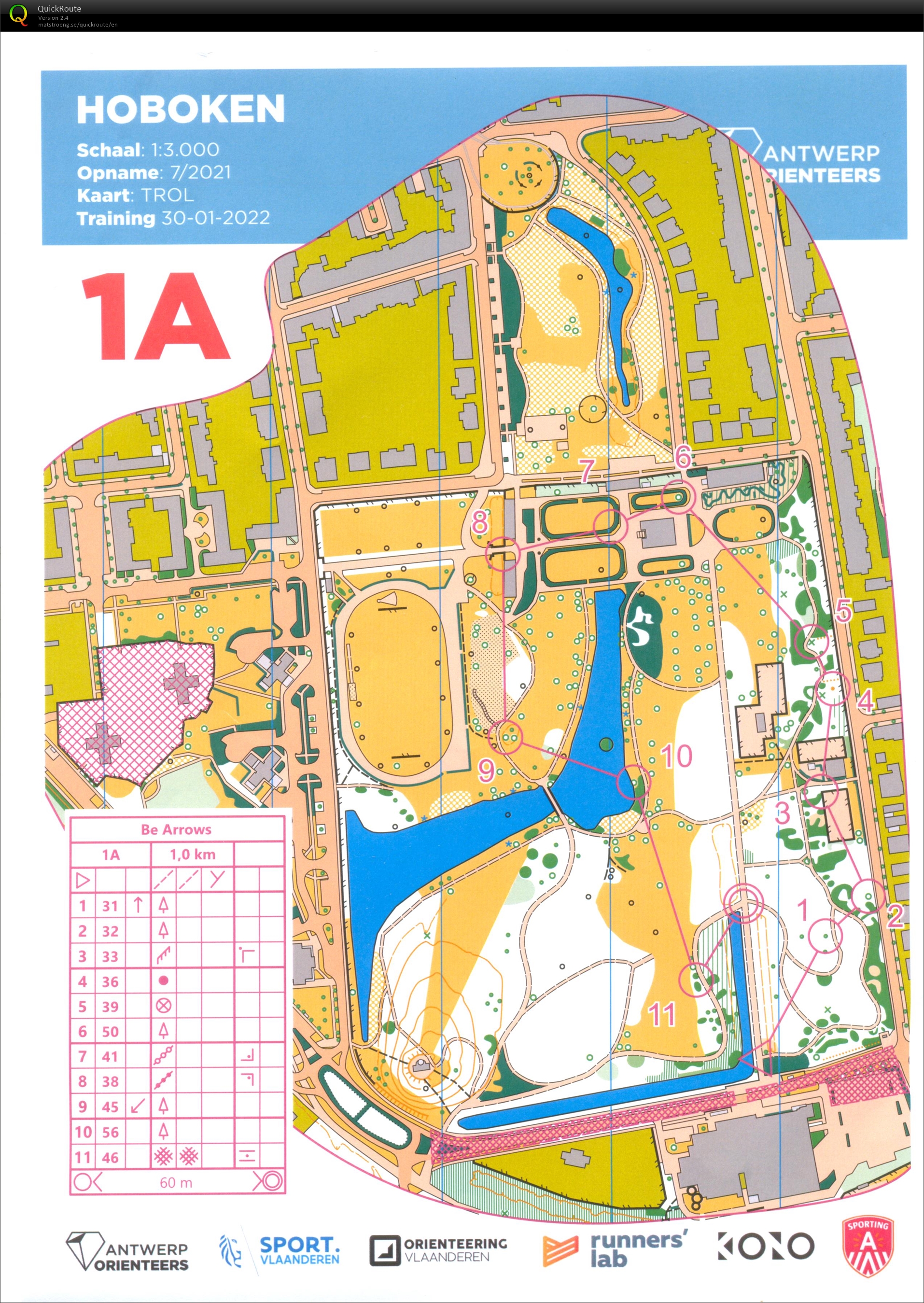 BeArrows KO training Sorghvliedt part 1 (30/01/2022)