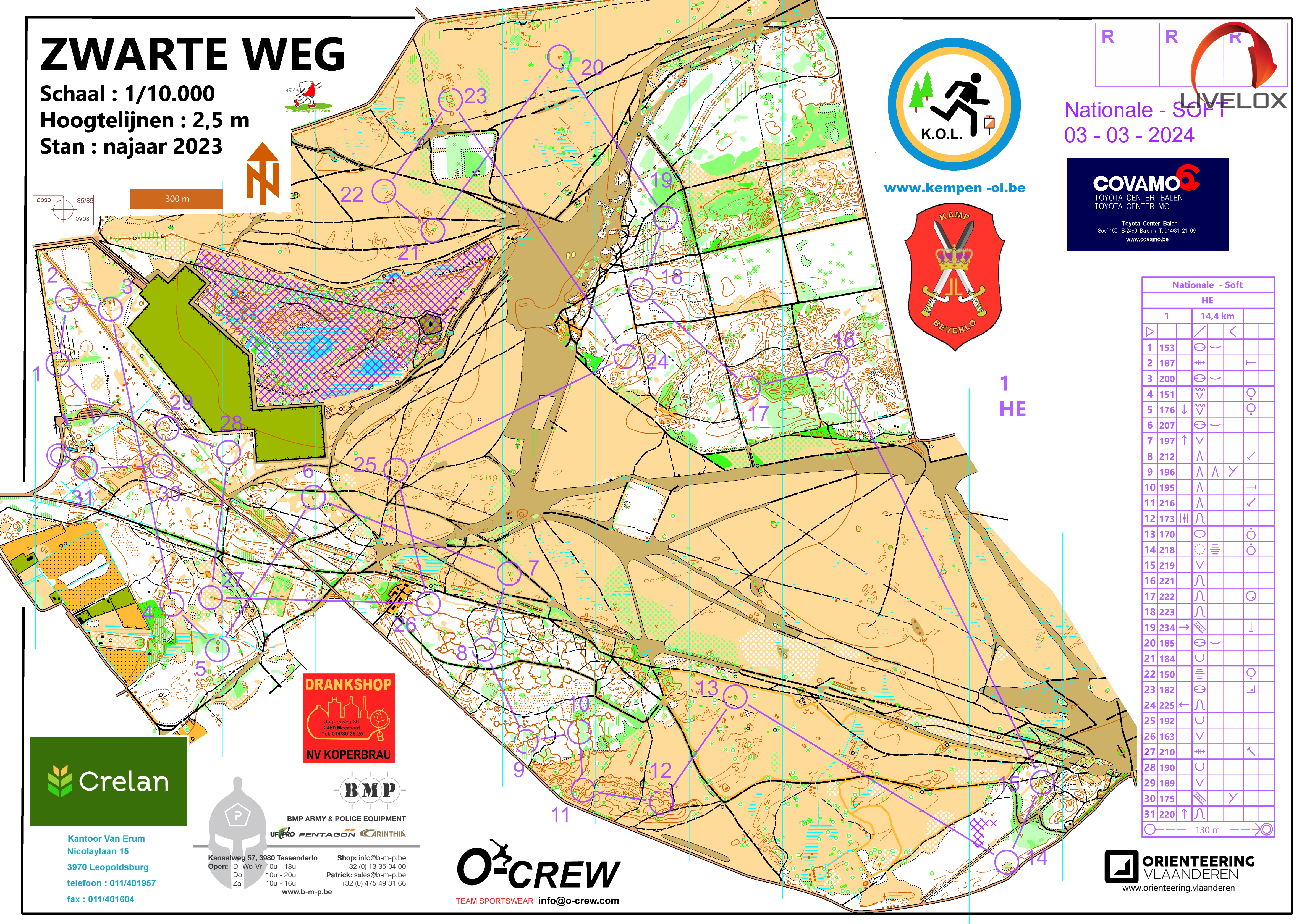 Nat. Long Distance Zwarte Weg (03/03/2024)