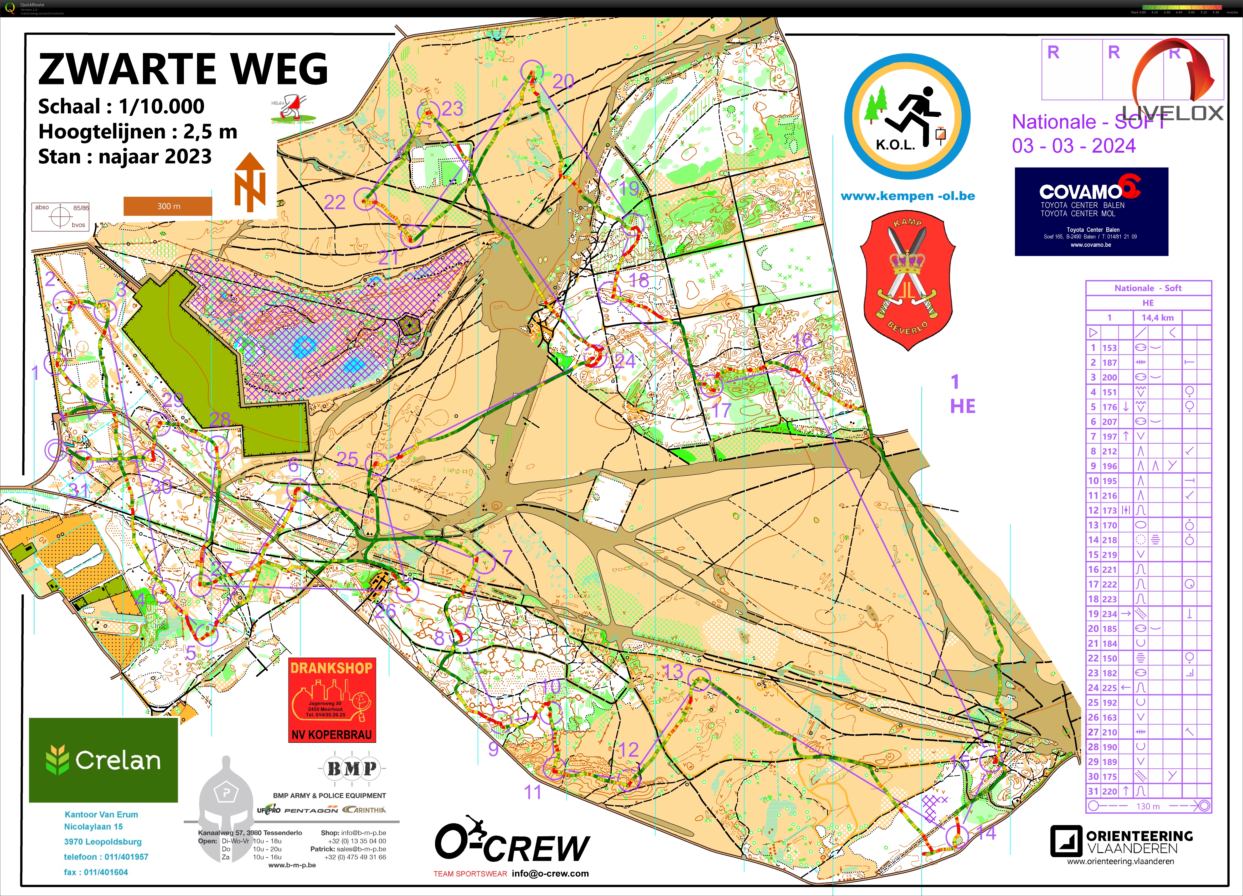 Nat. Long Distance Zwarte Weg (03/03/2024)