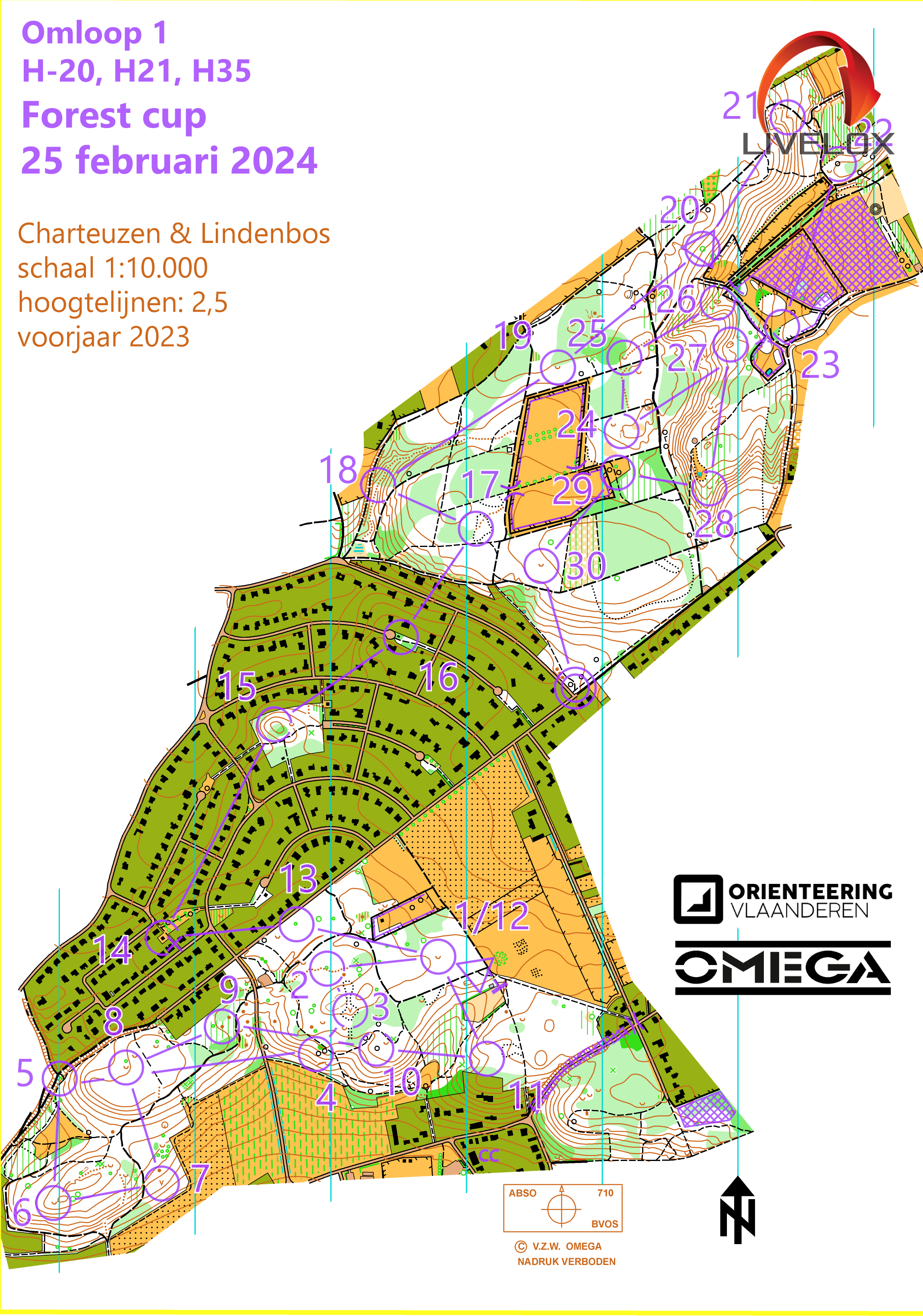 Forest Cup: Linden en Chartreuzenbos (25/02/2024)