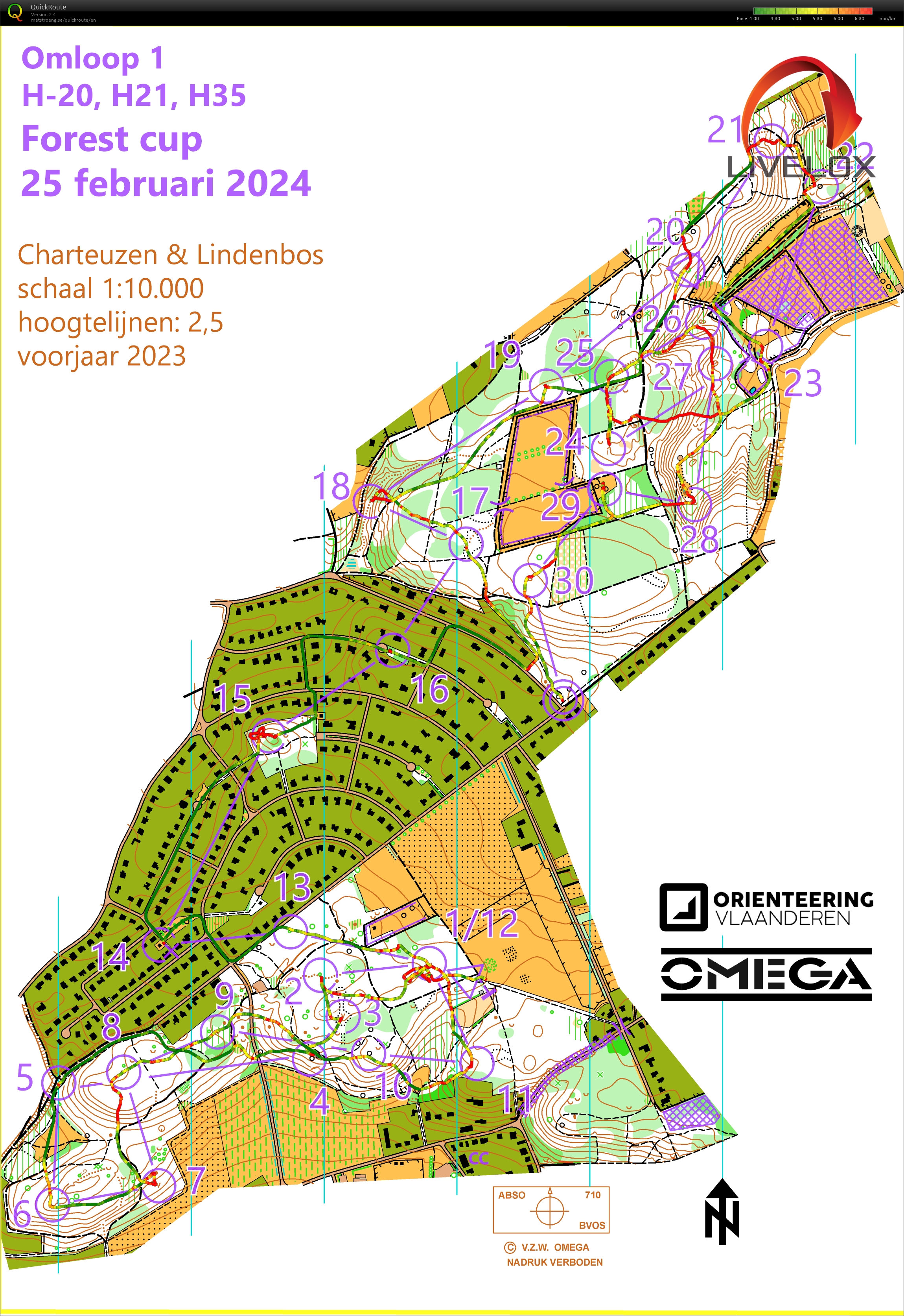 Forest Cup: Linden en Chartreuzenbos (25/02/2024)