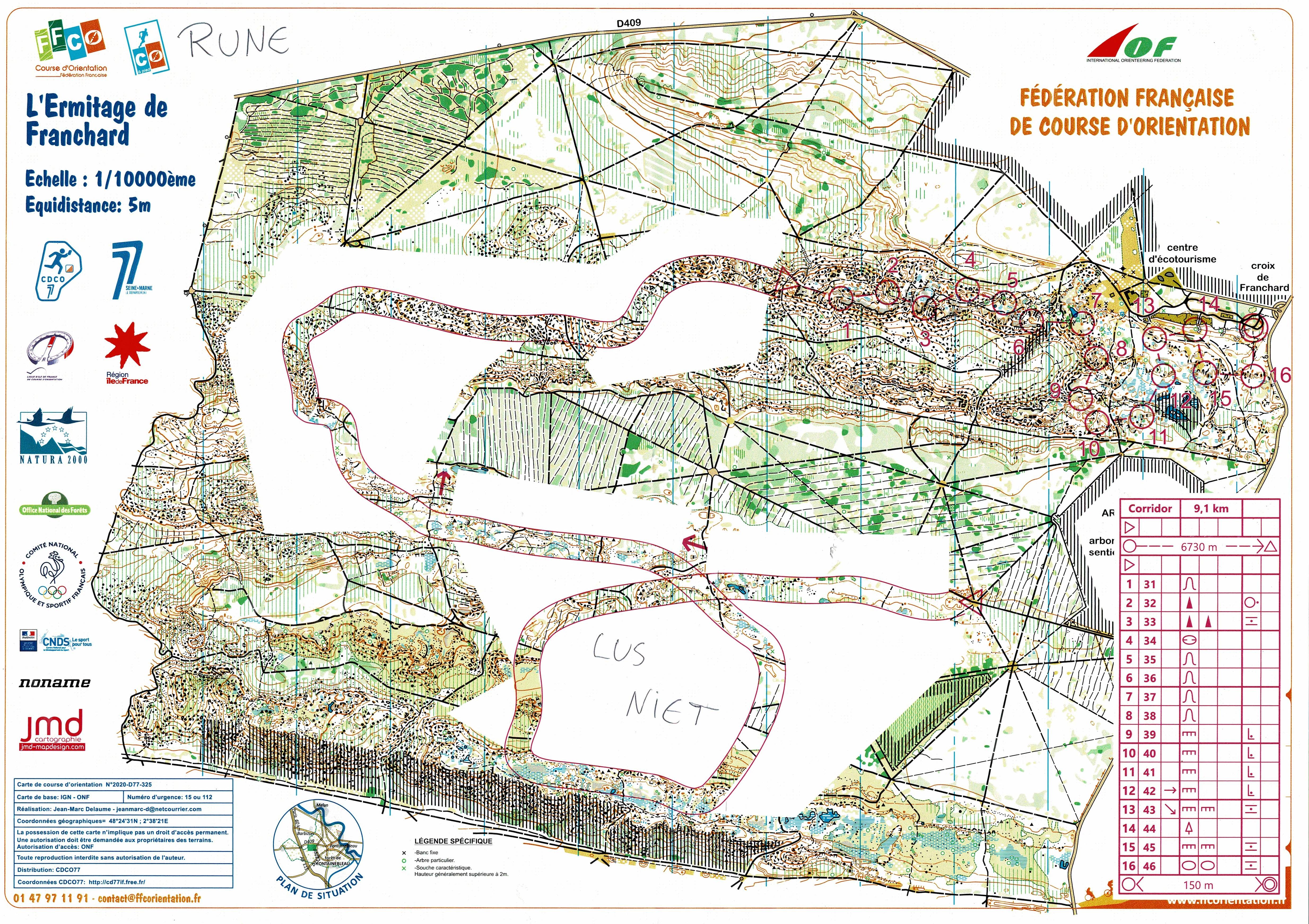 TC Fontainebleau #3: Corridor + Control Picking (27/02/2022)