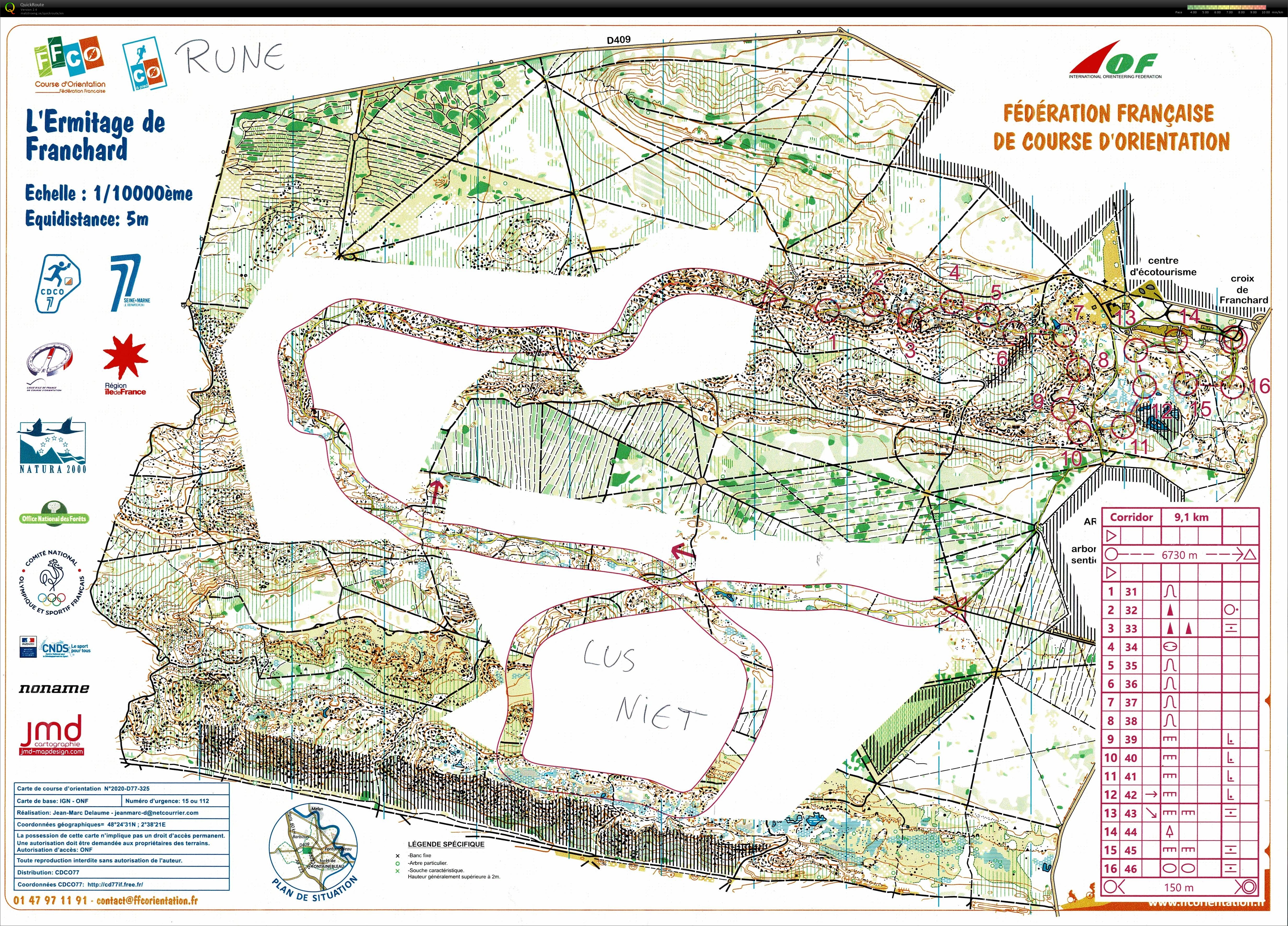 TC Fontainebleau #3: Corridor + Control Picking (27/02/2022)