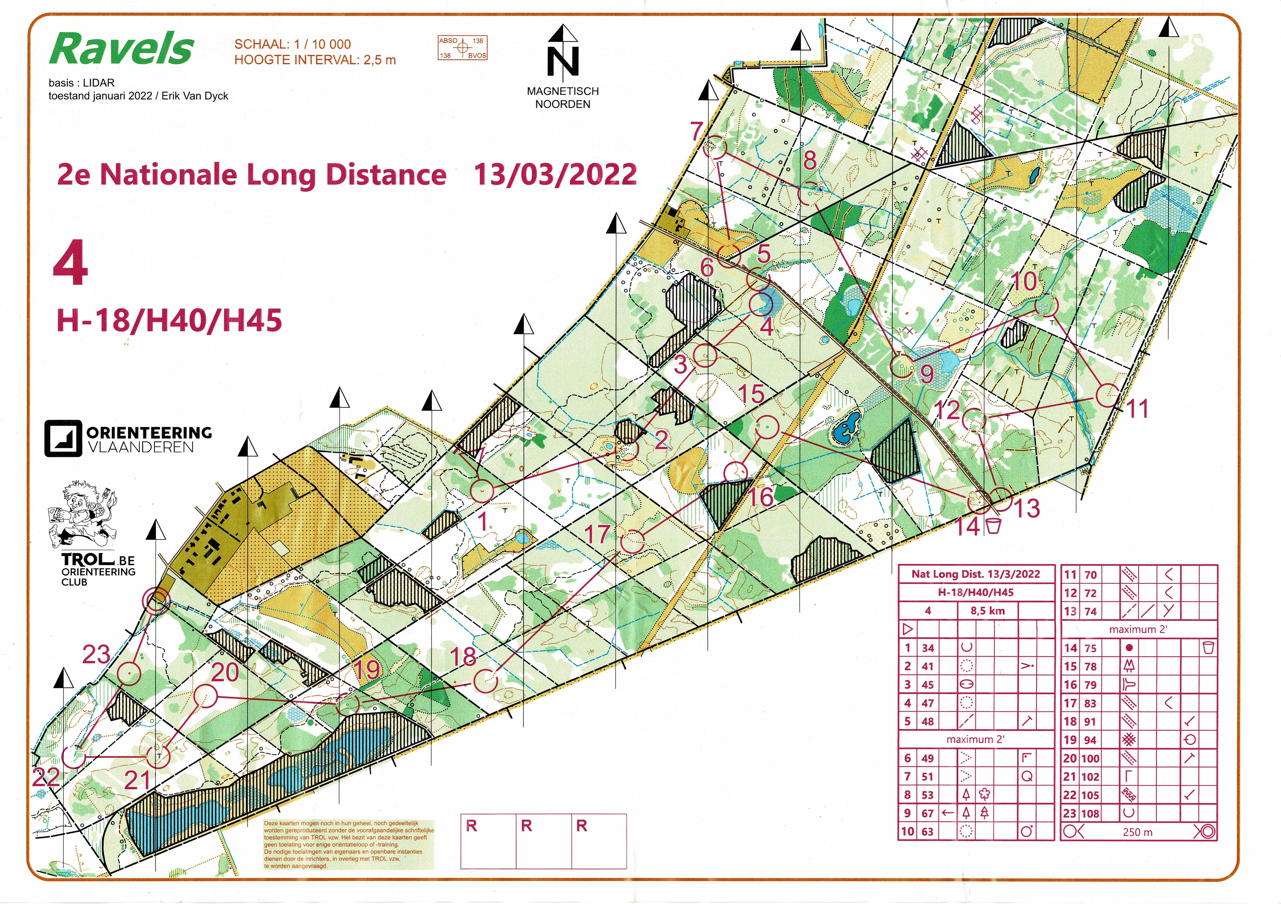 National Long Distance #2 (13/03/2022)