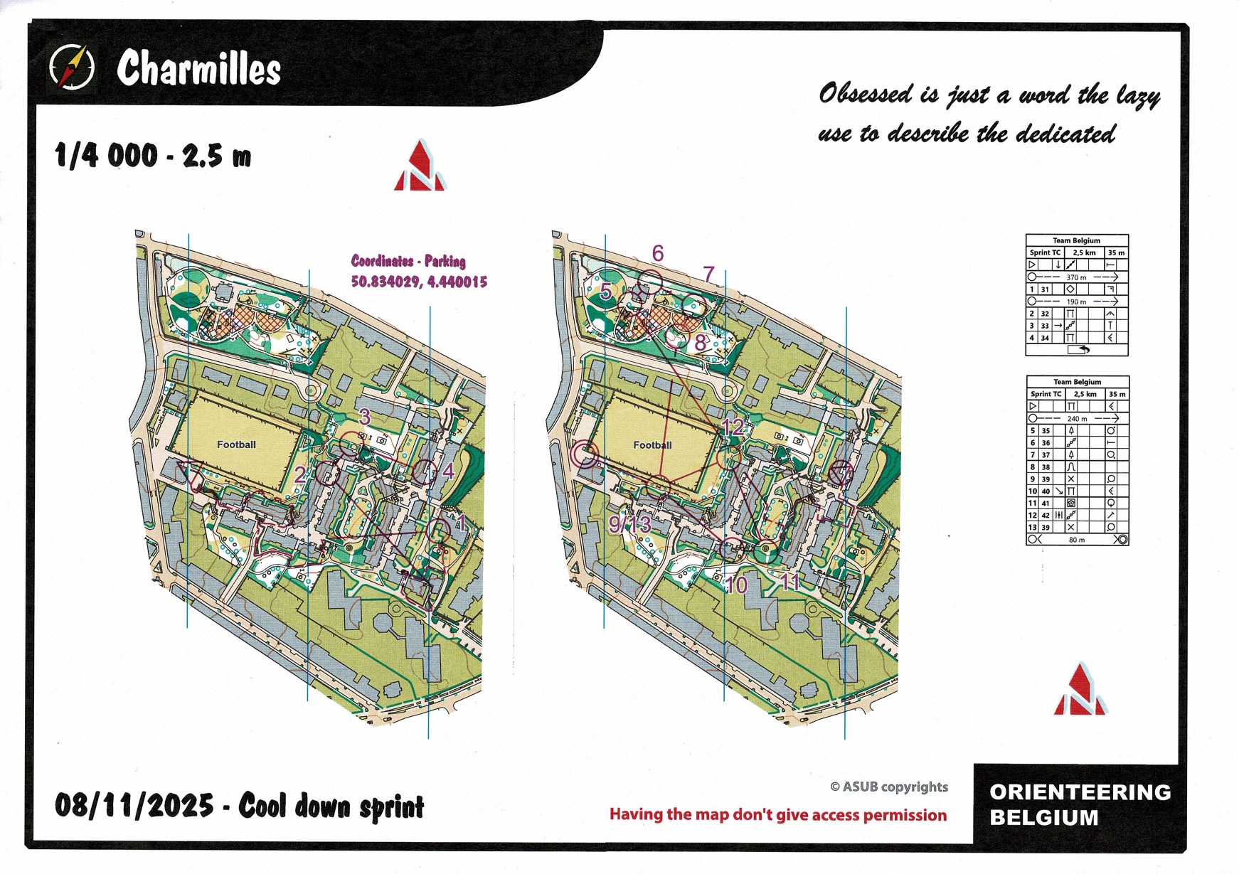 Sprinttraining Nationale ploeg