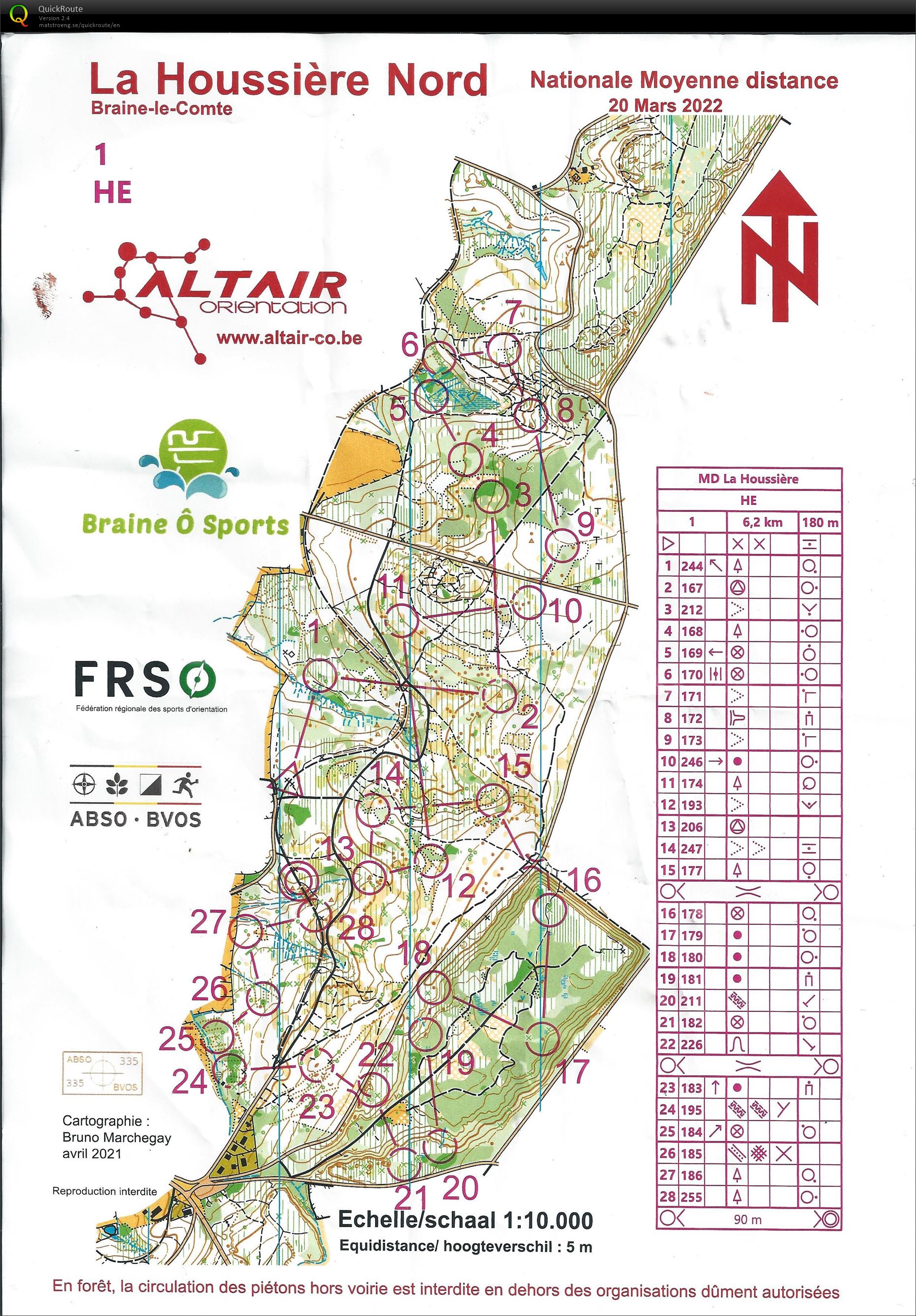 Nationale Moyenne Distance (20/03/2022)