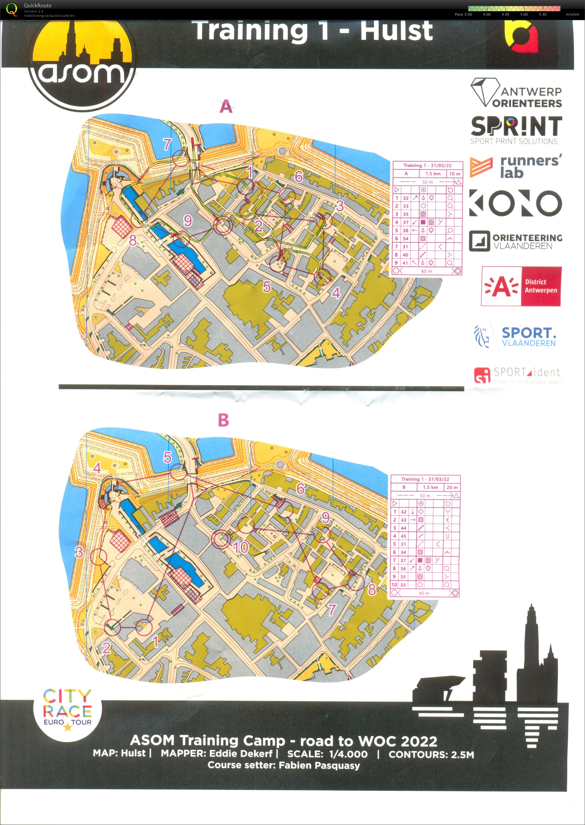 ASOM training 1: loop A (31/03/2022)