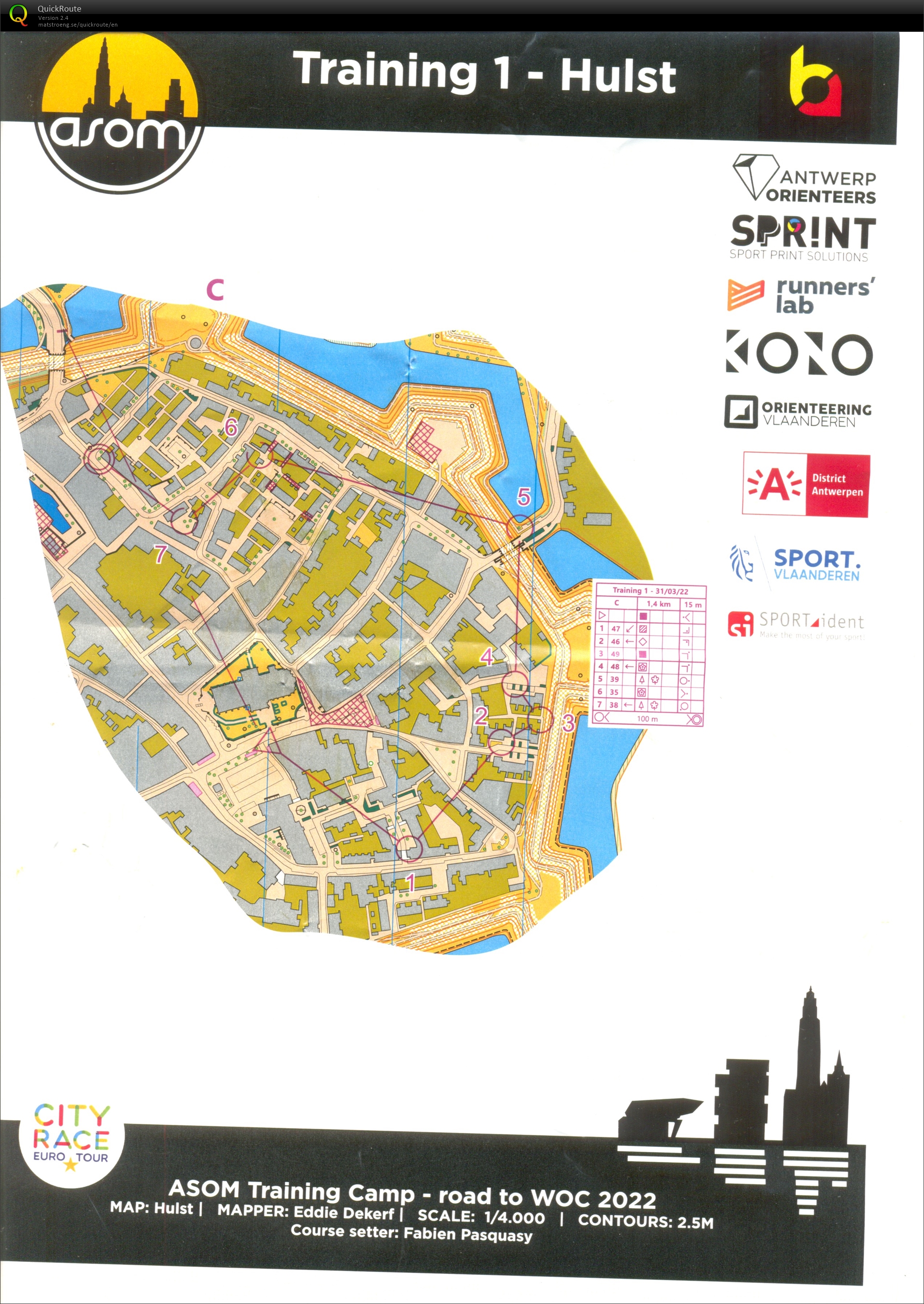 ASOM training 1: loop C (31/03/2022)