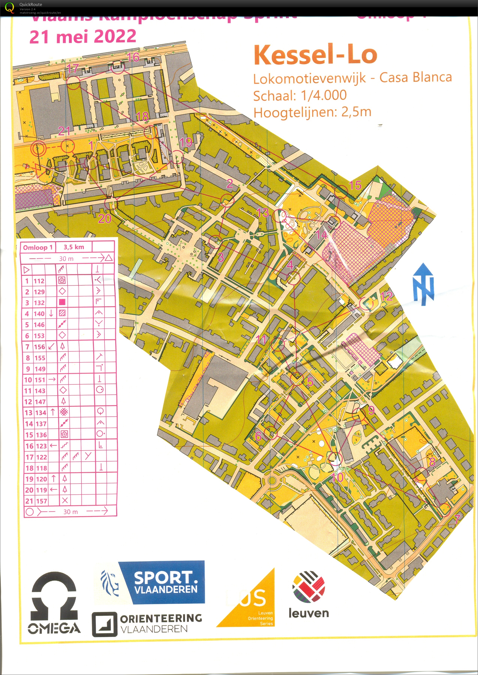 VK sprint Kessel-Lo (21/05/2022)