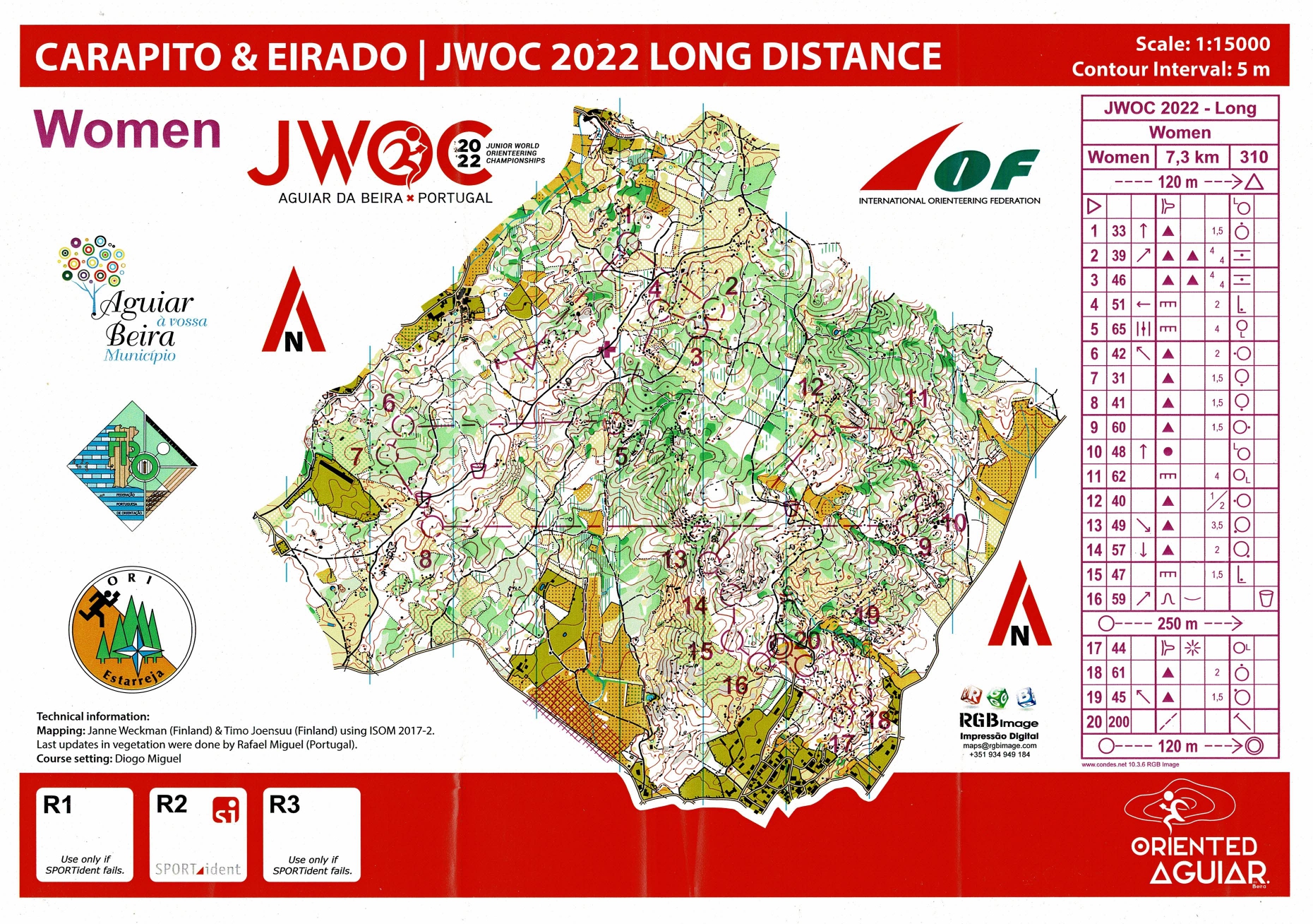 Rerun JWOC Long Women's Course  (07/11/2022)