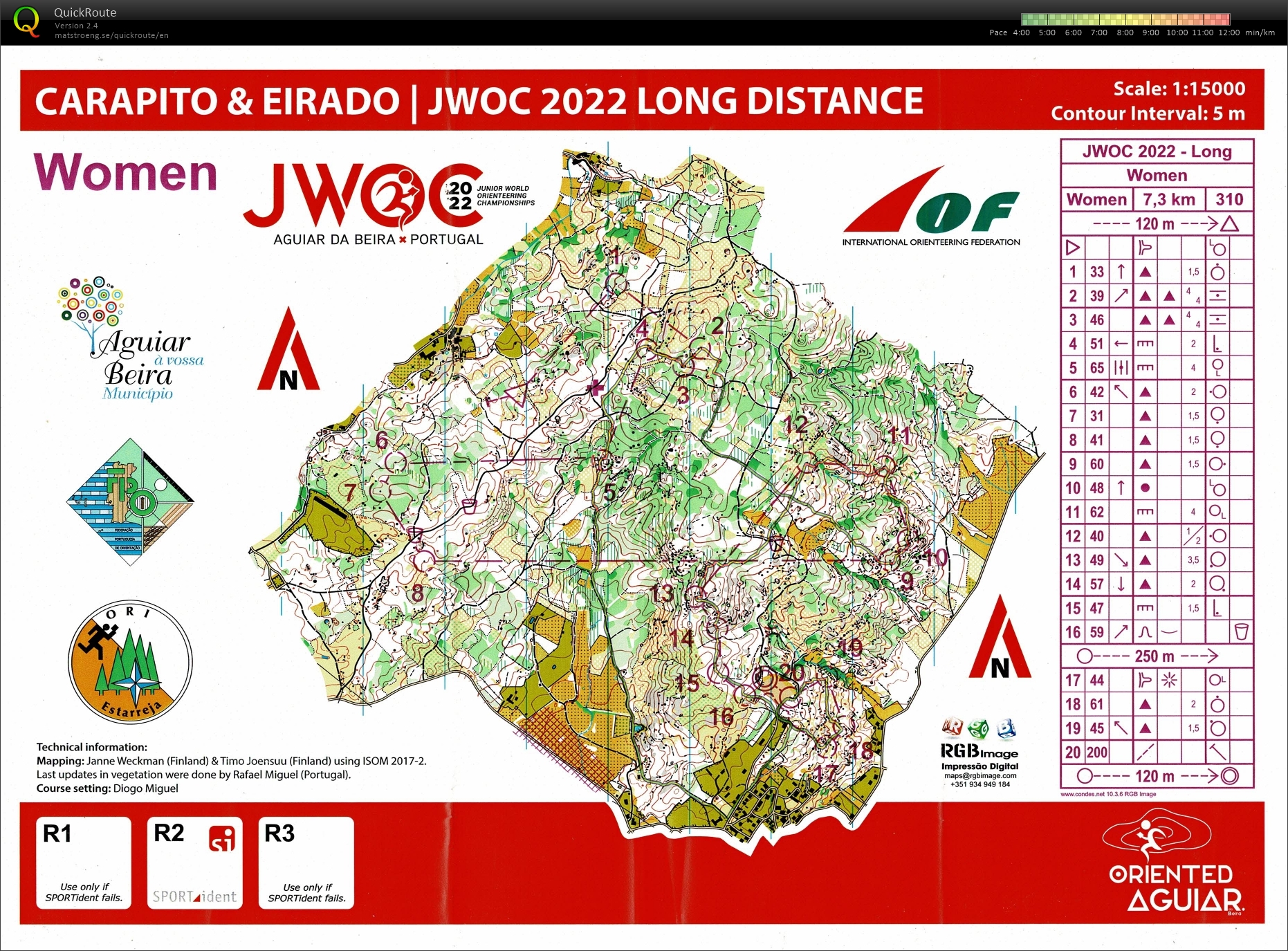 Rerun JWOC Long Women's Course  (07/11/2022)