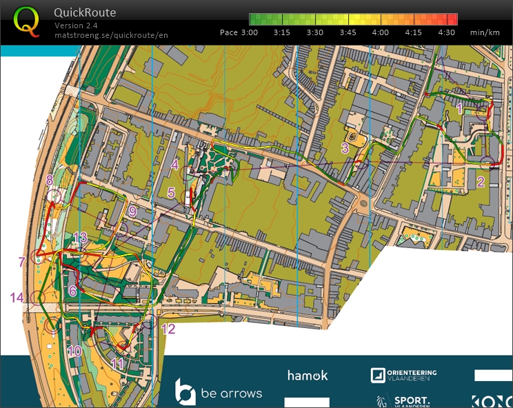 BeArrows sprint training: Leuven Noord (2) (21/01/2023)