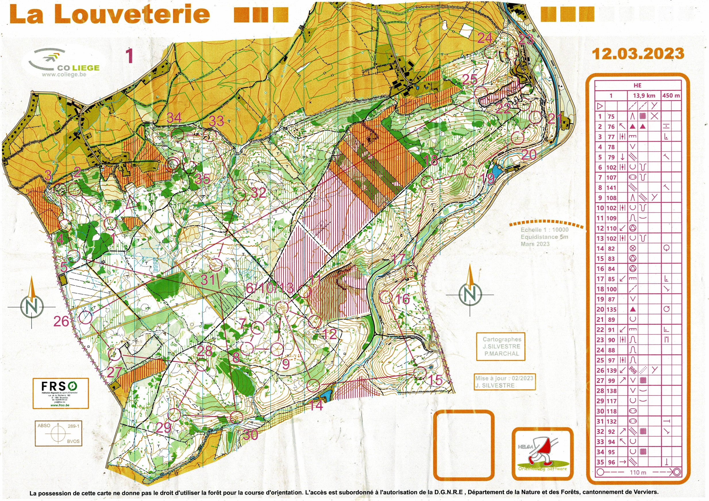 Nationale Longue Distance (12/03/2023)