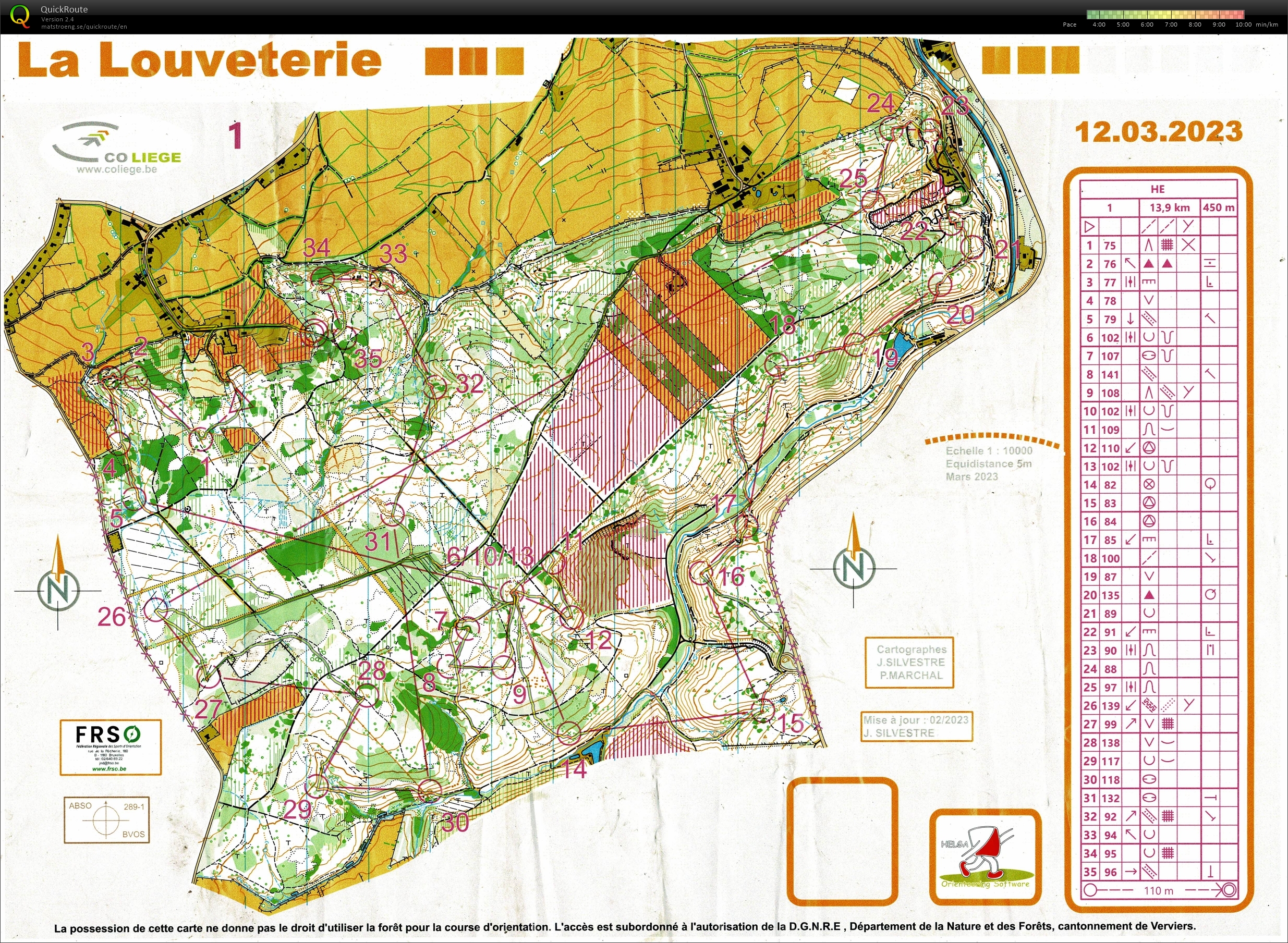 Nationale Longue Distance (12/03/2023)