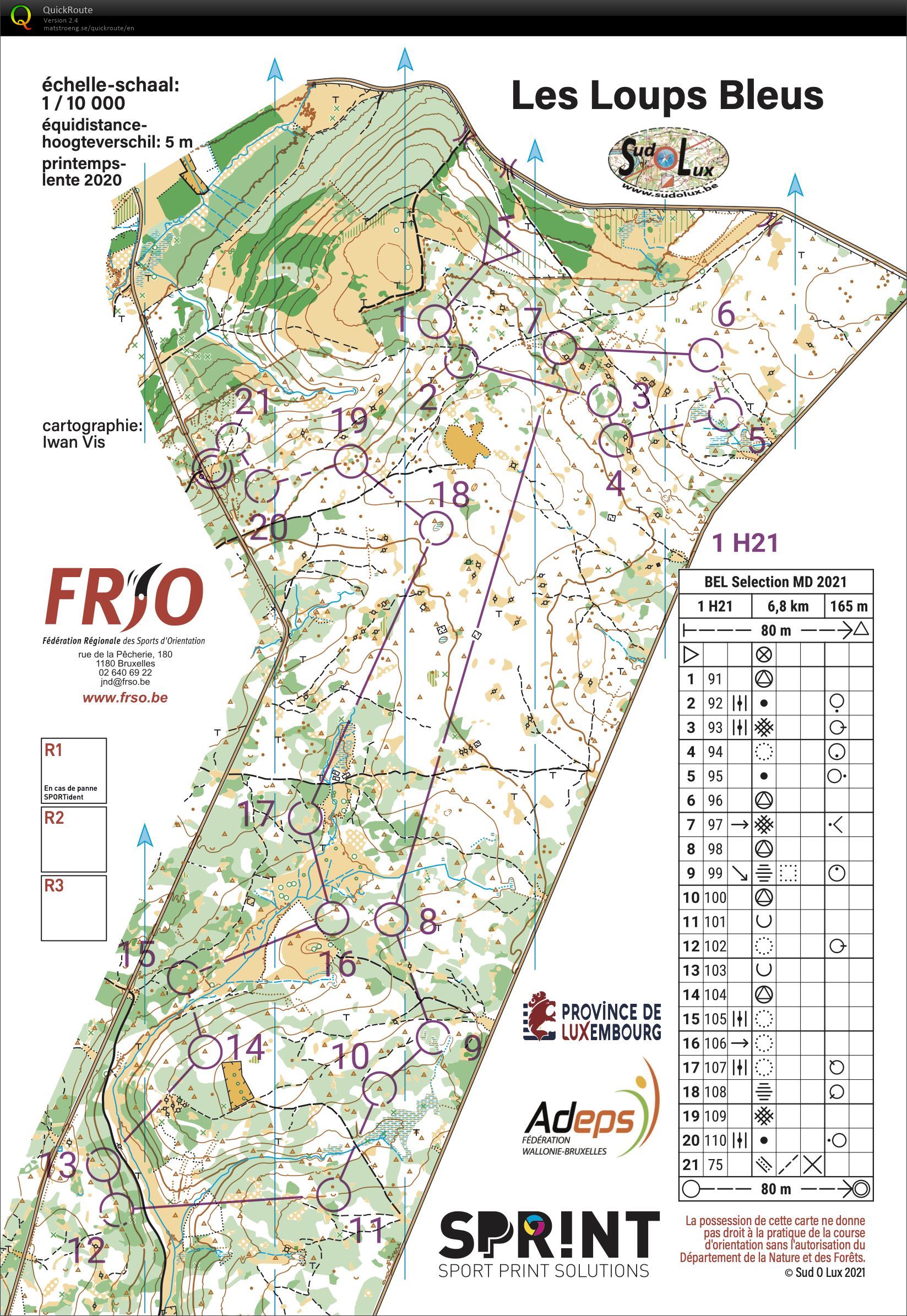 Selectie middle 21 (10/04/2021)