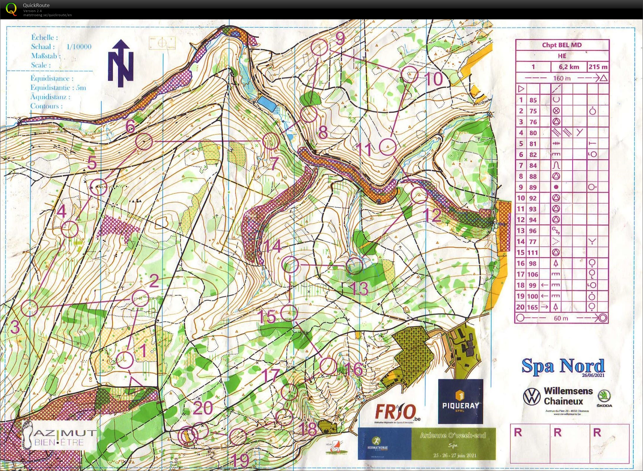 Championnat de Belgique de Moyenne Distance (26/06/2021)