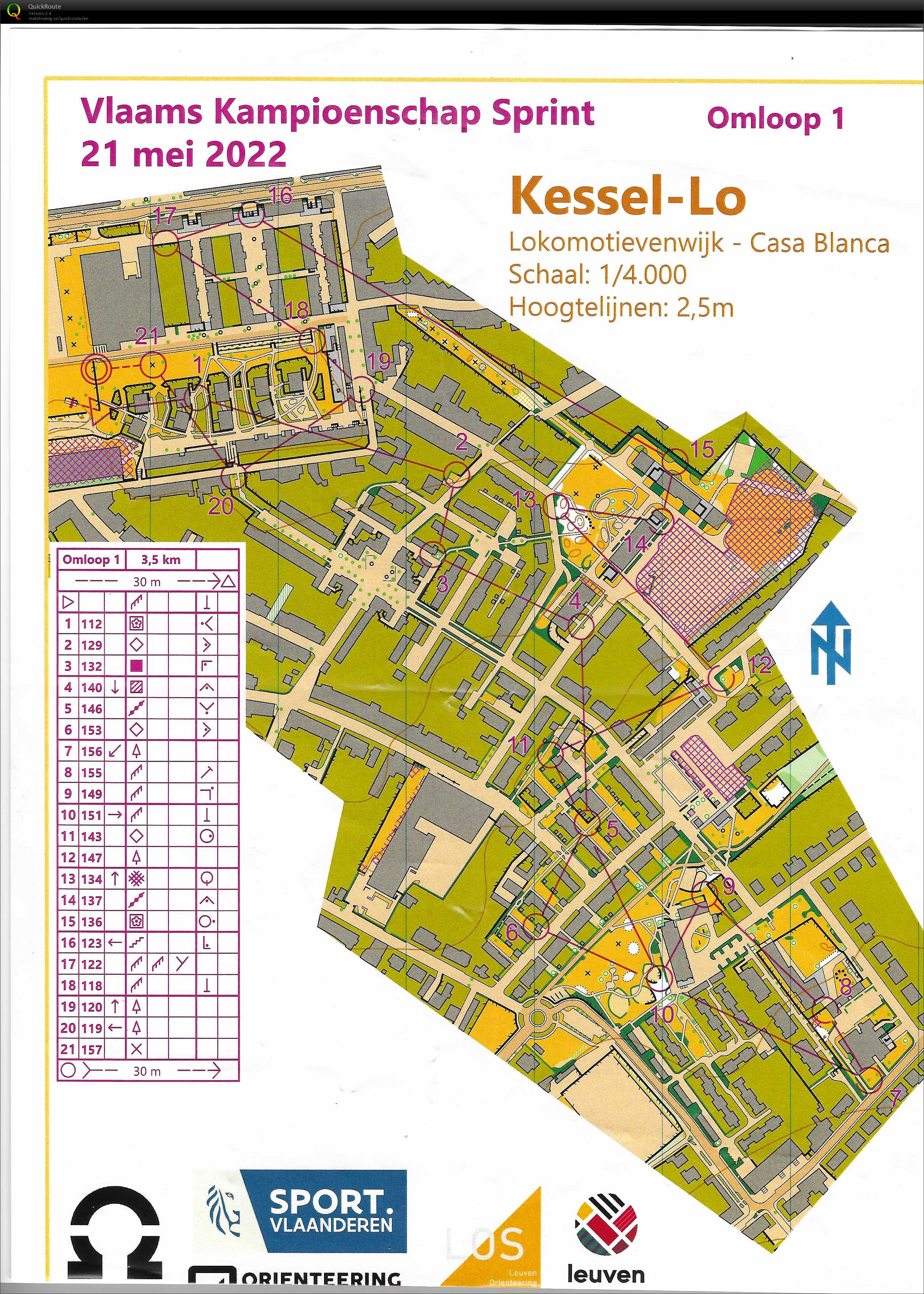 VK Sprint Kessel-Lo (21/05/2022)