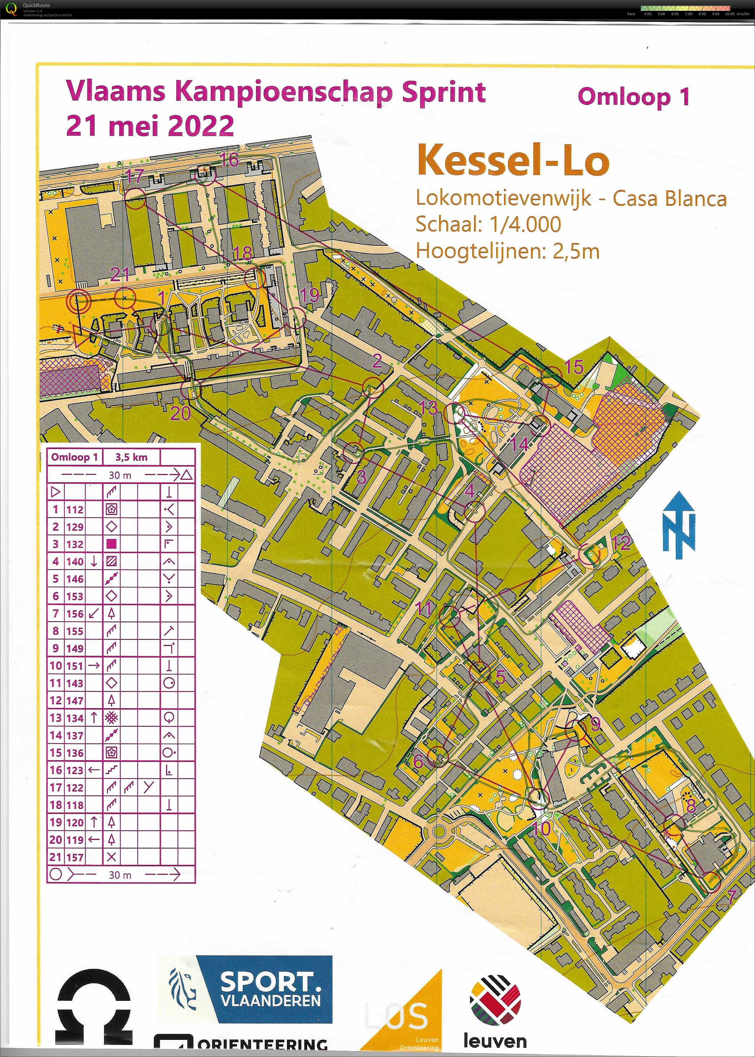 VK Sprint Kessel-Lo (21/05/2022)