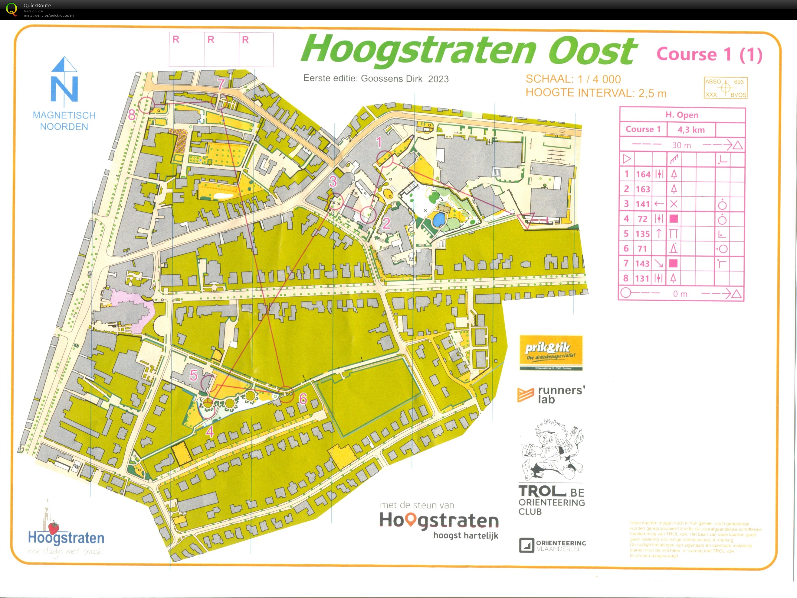 VK sprint Hoogstraten Oost (1) (23/04/2023)
