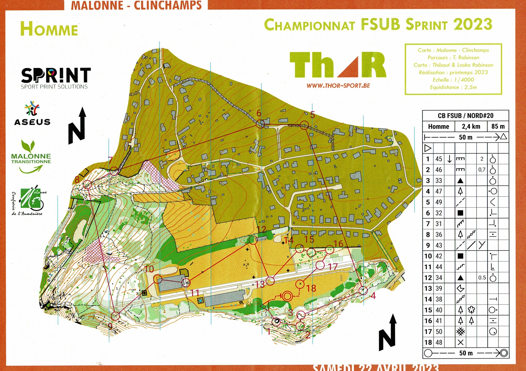 BK Sprint Universitair (22/04/2023)