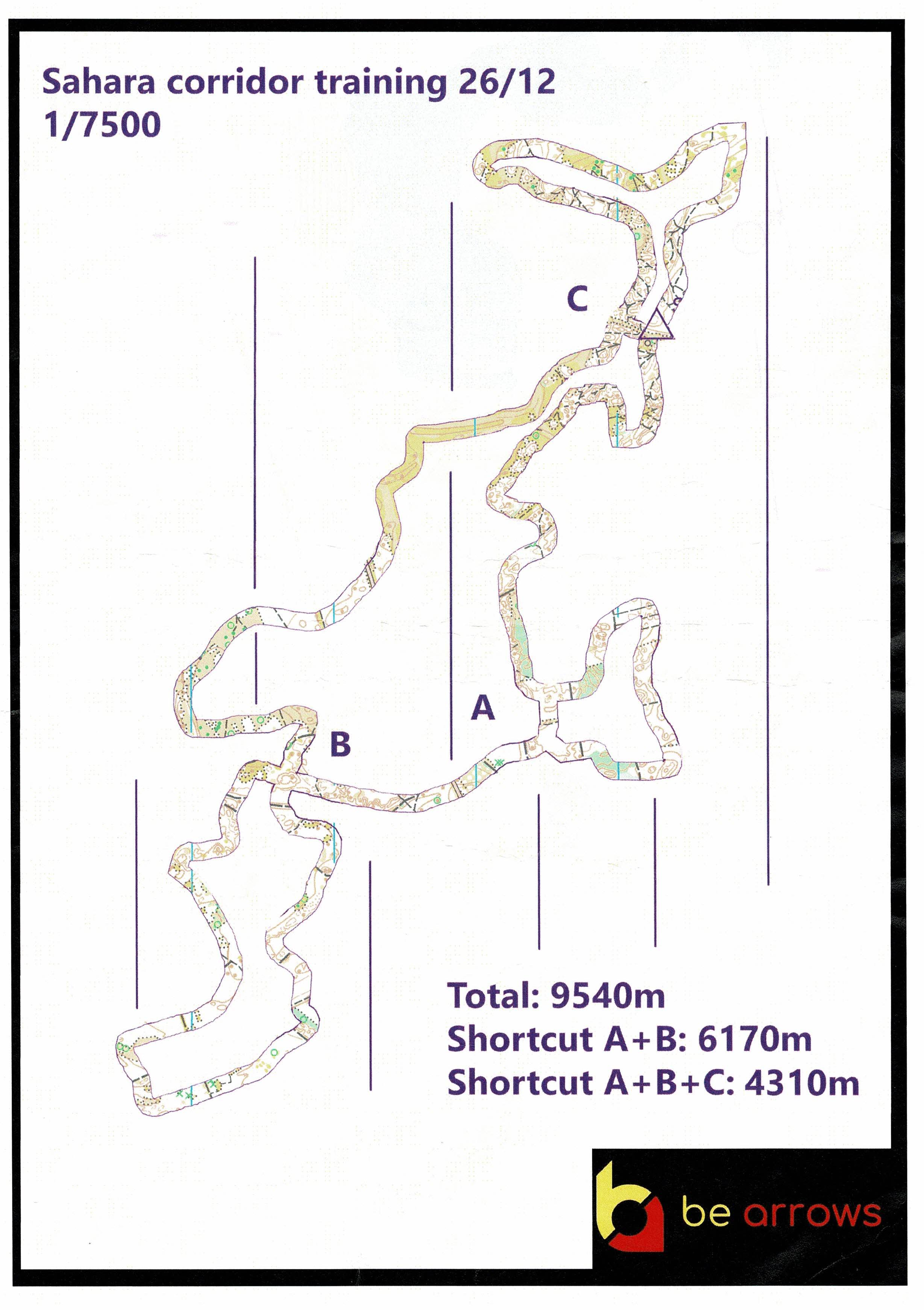 Sahara corridor BeArrows (26/12/2021)