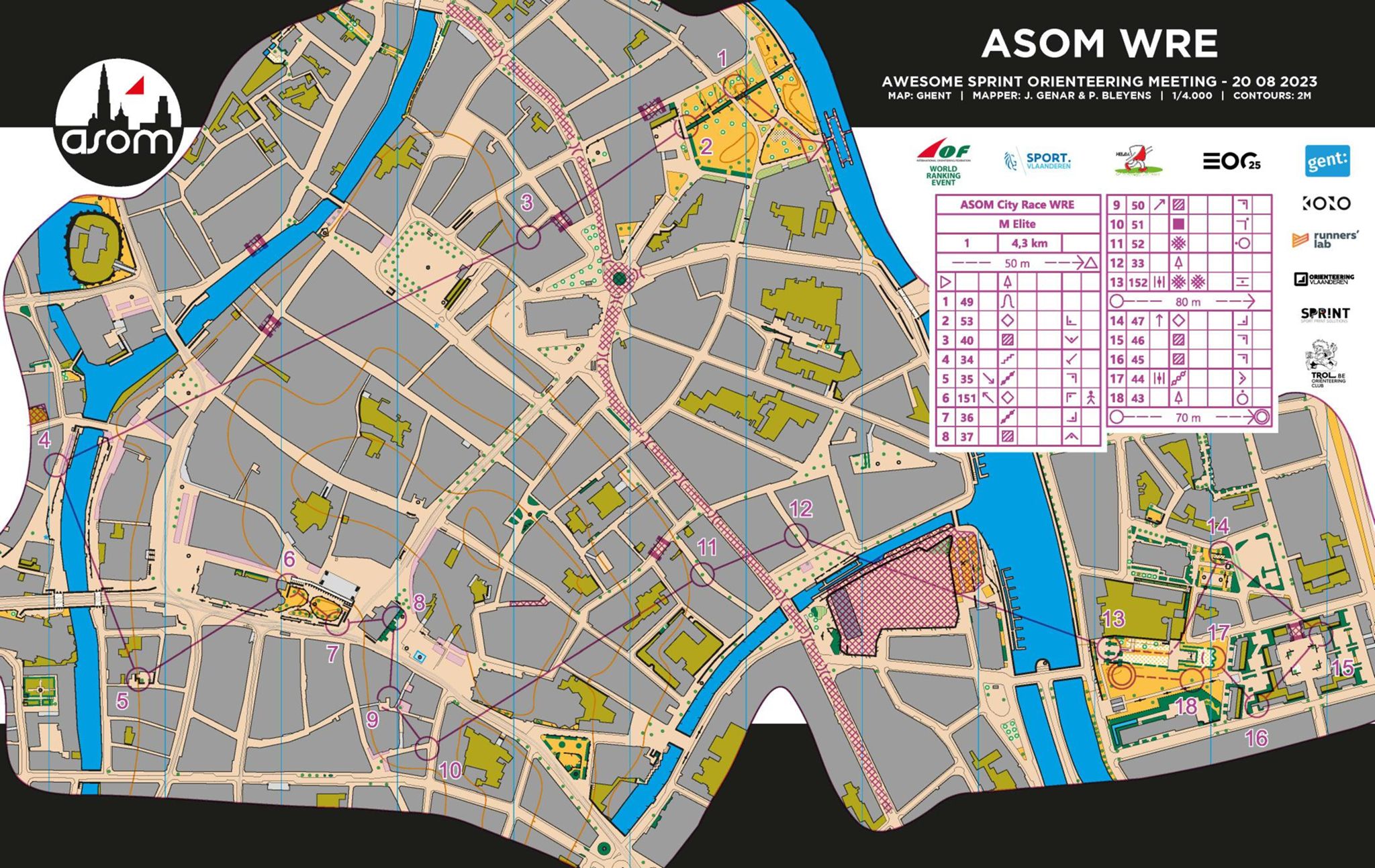 ASOM Sprint Gent (20/08/2023)
